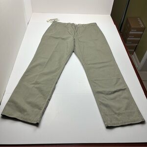 Mountain Khakis Mens Teton Twill Pant Relaxed Fit 38 x 32 Olive Green Cotton NEW